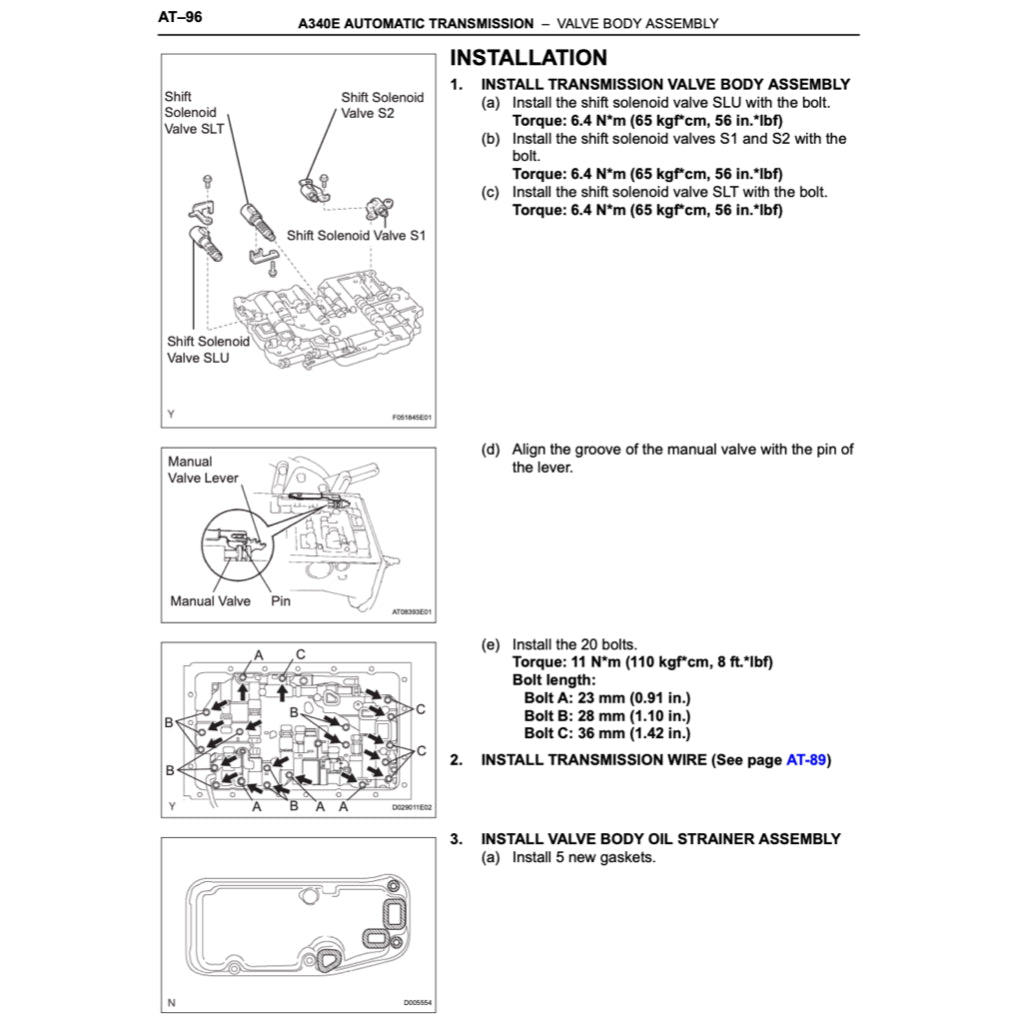 TOYOTA TACOMA N220-N270 2004-2015 Full Manual Set – Repair & Maintenance Manual