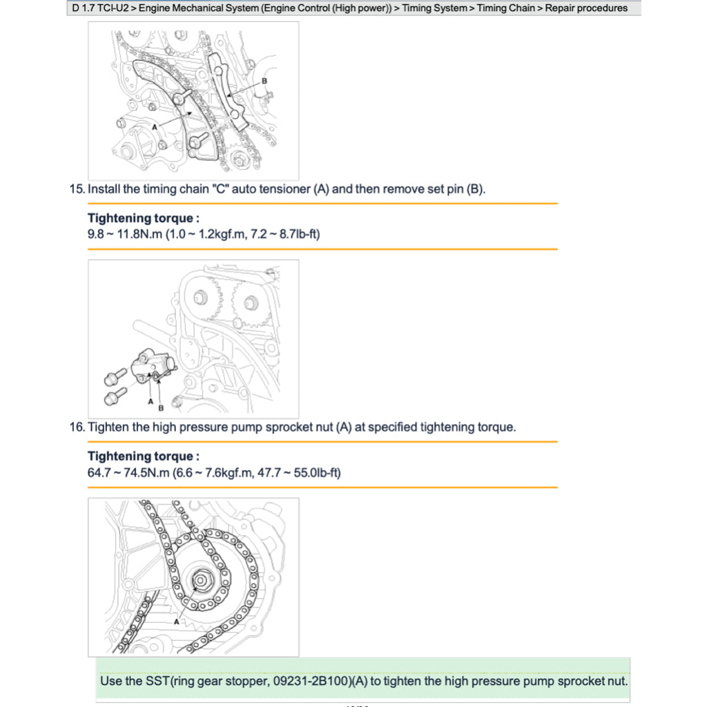 HYUNDAI i40 VF 2011-2019 Full Manual Set – Repair & Maintenance Manual