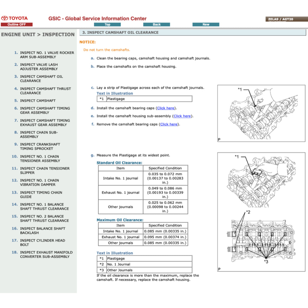TOYOTA ZELAS AGT20 2010-2016 Full Manual Set – ONLINE Repair & Maintenance Manual