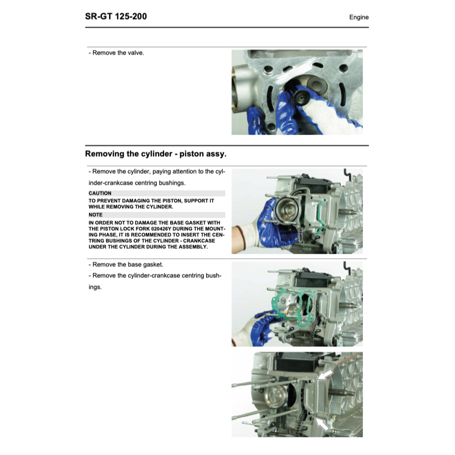 APRILIA SR-GT 125/200 2021-2024 Full Manual Set – Repair & Maintenance Manual