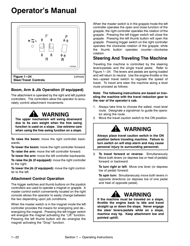 Linkbelt 6000Q SL, 6000Q RT SL Quantum Excavator Operators Manual Workshop Guide