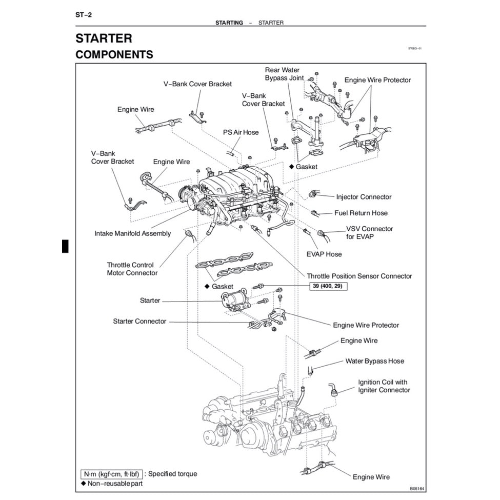 TOYOTA ENGINE 2UZ-FE 4.7L Full Manual Set – SERVICE REPAIR WORKSHOP MANUAL