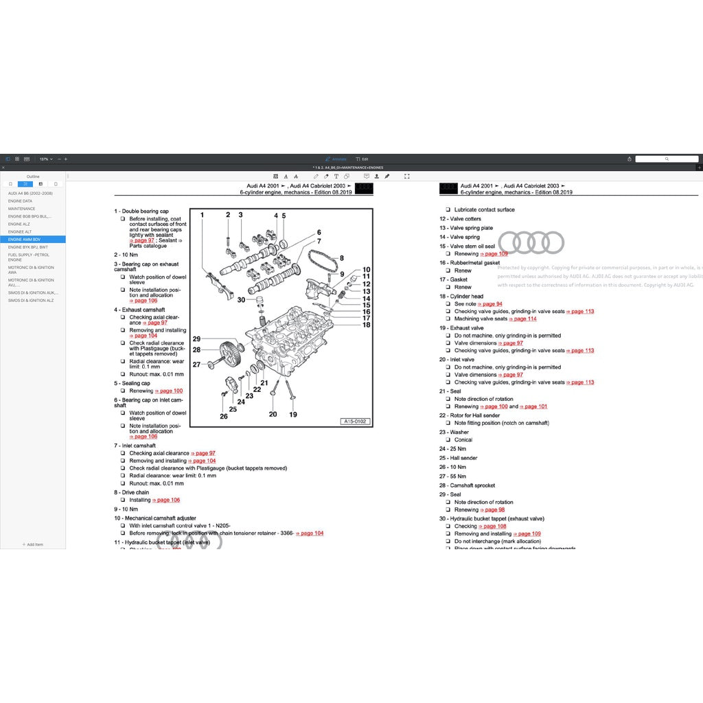 Audi A4 B6-B7 2002-2008 Full Manual Set – FACTORY SERVICE REPAIR WORKSHOP MANUAL