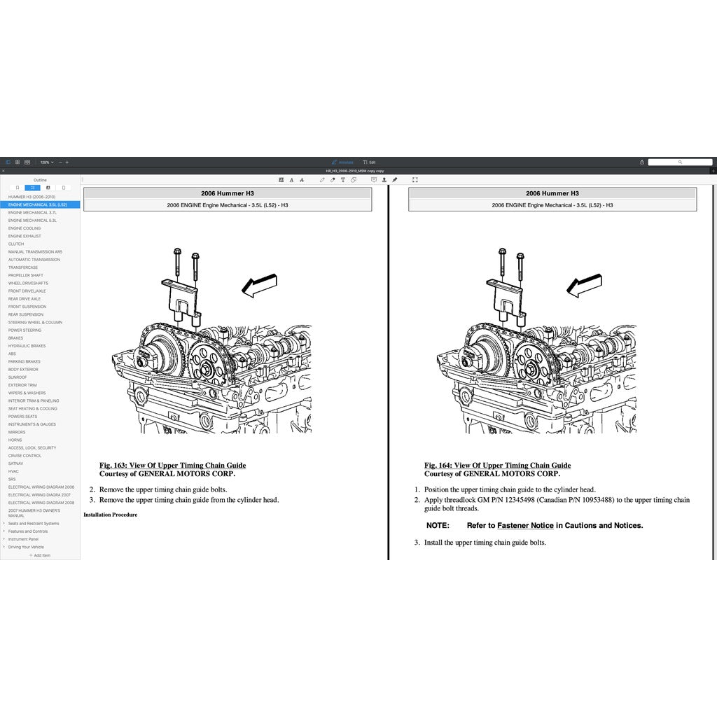 HUMMER H3 2006-2010 Full Manual Set – Repair & Maintenance Manual