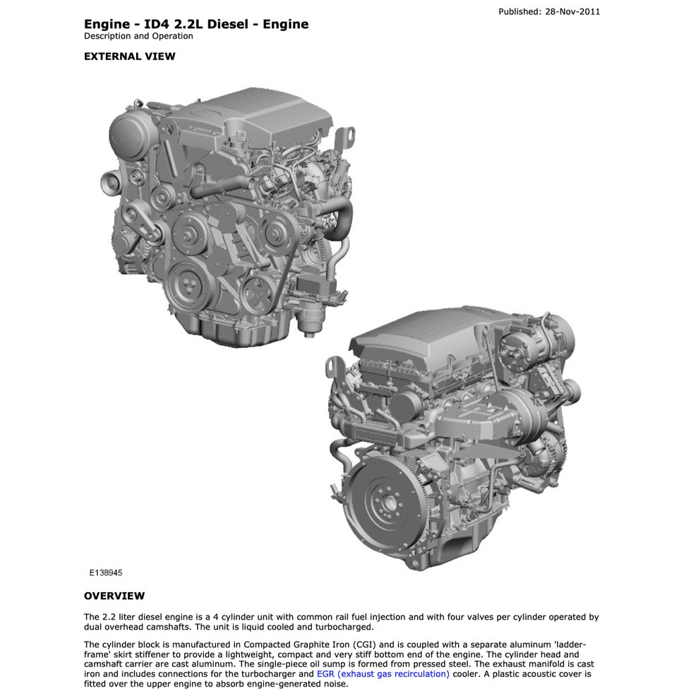 LAND ROVER DEFENDER ID4 2012-2019 Full Manual Set – Repair & Maintenance Manual