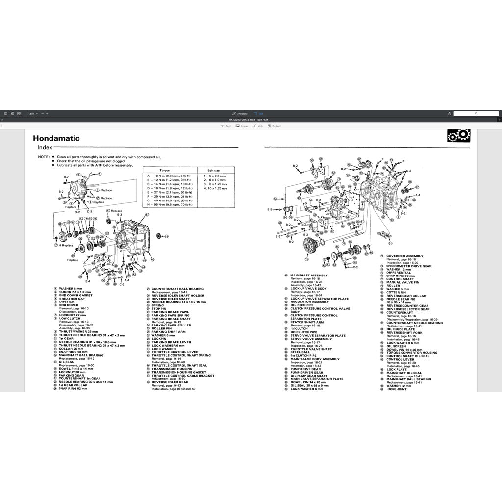 HONDA CIVIC 3 1984-1987 Full Manual Set – Repair & Maintenance Manual
