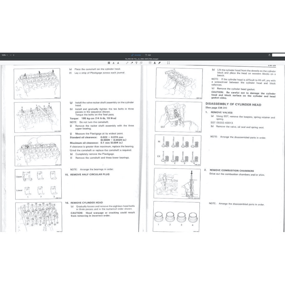 TOYOTA HIACE H50/60/70 1982-2007 Full Manual Set – Repair & Maintenance Manual