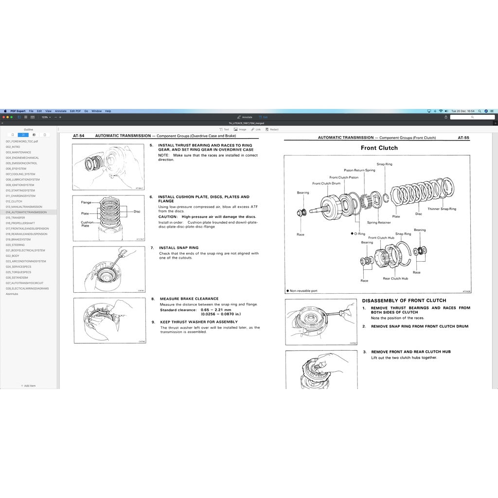 TOYOTA TOWNACE R20/30 1982-1991 Full Manual Set – Repair & Maintenance Manual