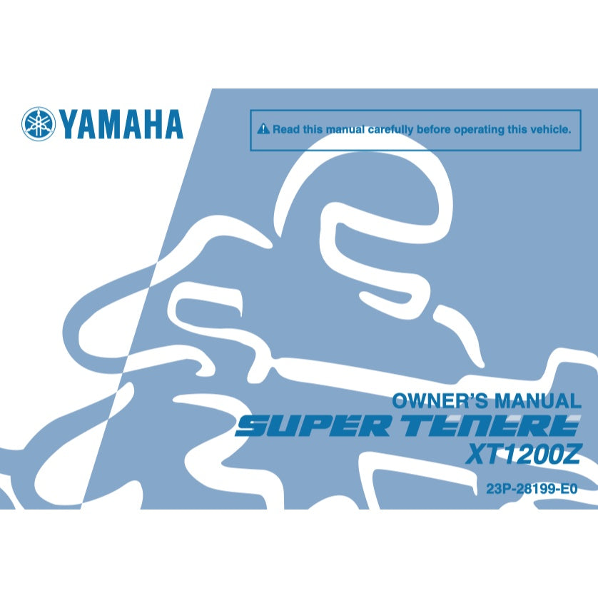 YAMAHA XT1200Z SUPER TENERE 2010-2011 Full Manual Set – Repair & Maintenance Manual and Spare Parts Catalog and User Handbook