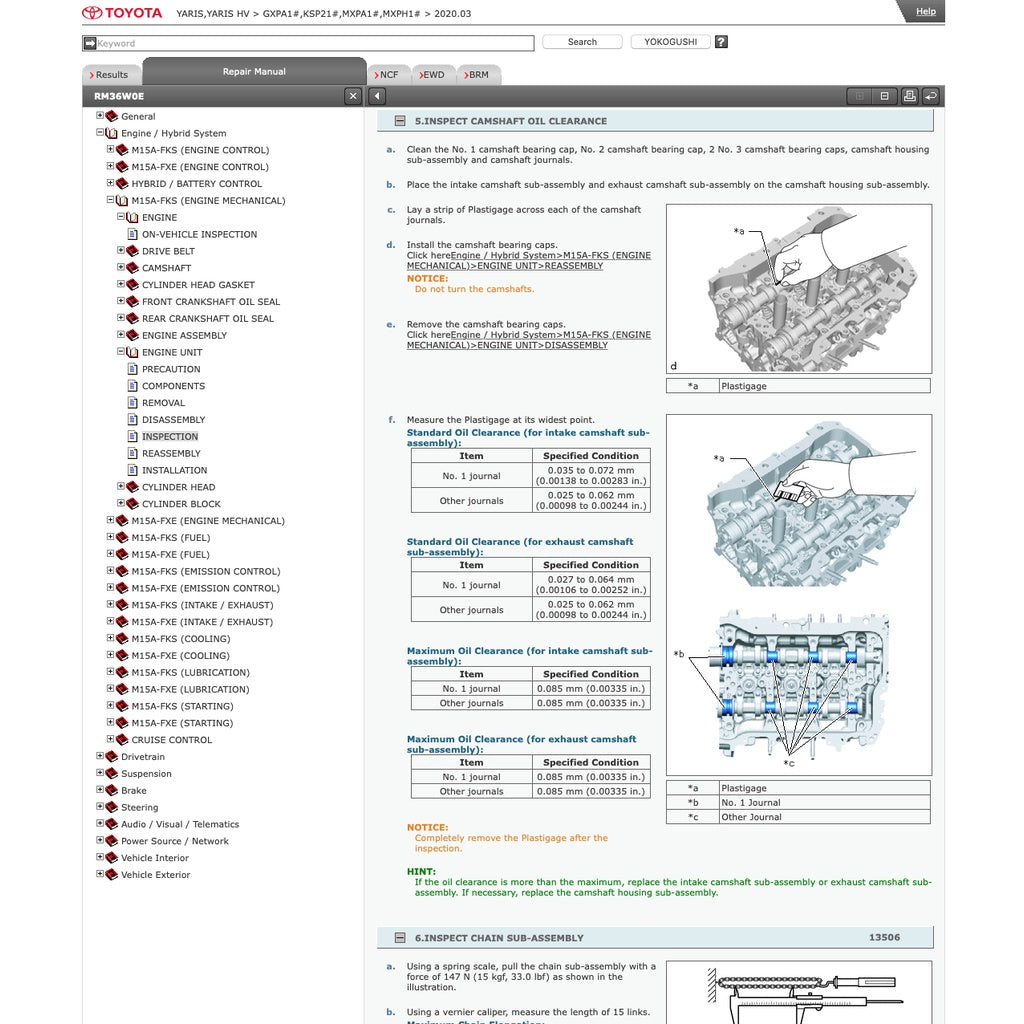 TOYOTA YARIS XP210 2020+ Full Manual Set – Repair & Maintenance Manual