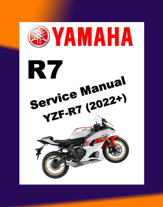 YAMAHA R7 YZF-R7 2022+ Full Manual Set – Repair & Maintenance Manual and Spare Parts Catalog and User Handbook