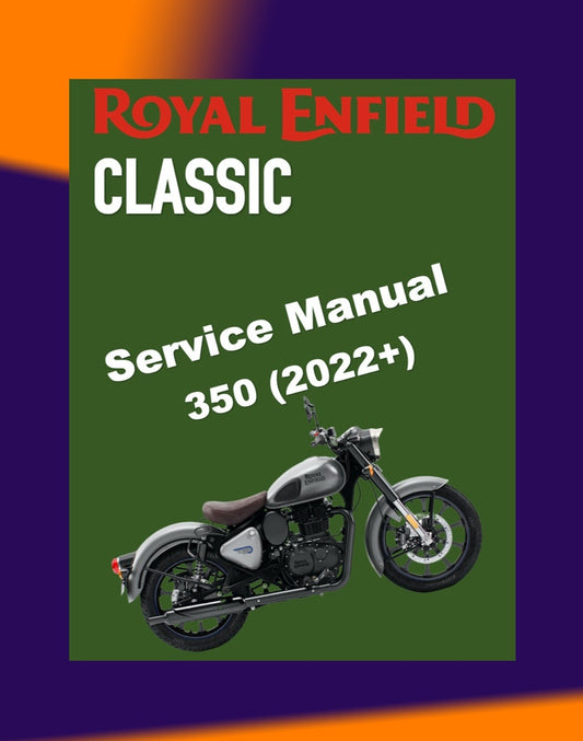 ROYAL ENFIELD CLASSIC 350 2022-2023 Full Manual Set – Repair & Maintenance Manual and User Handbook
