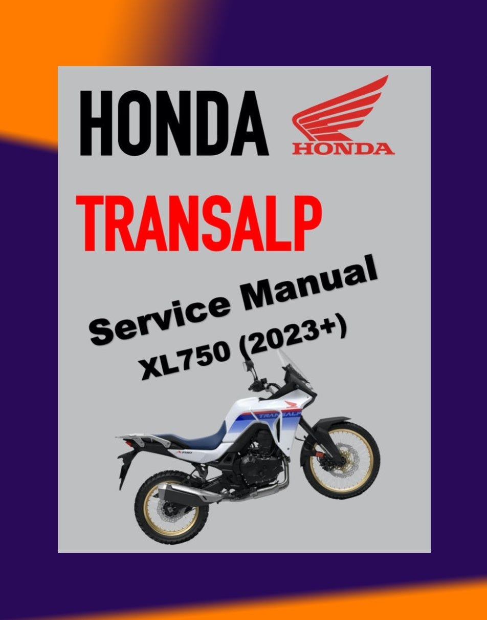 HONDA TRANSALP XL750 2023+ Full Manual Set – Repair & Maintenance Manual and Spare Parts Catalog and User Handbook