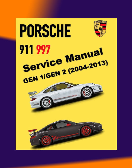 PORSCHE 911 997.1 & 997.2 2004-2013 Full Manual Set – Repair & Maintenance Manual and Spare Parts Catalog