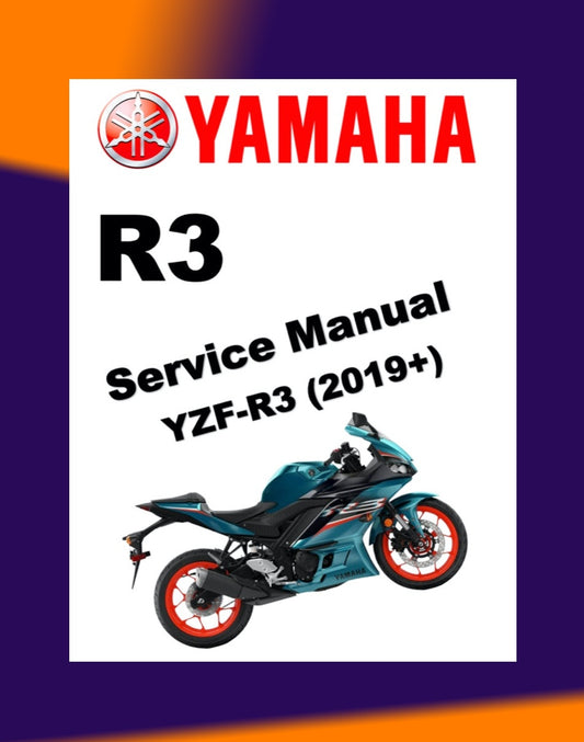 YAMAHA YZF-R3 2019+ Full Manual Set – Repair & Maintenance Manual and User Handbook