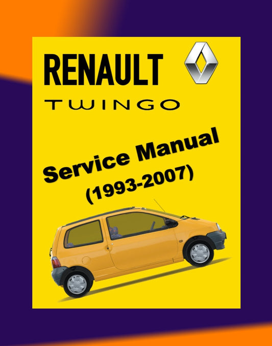 RENAULT TWINGO 1 1993-2007 Full Manual Set – Repair & Maintenance Manual