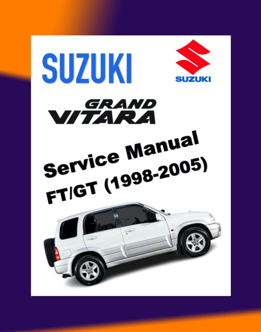 SUZUKI GRAND VITARA 1998-2005 Full Manual Set – Repair & Maintenance Manual