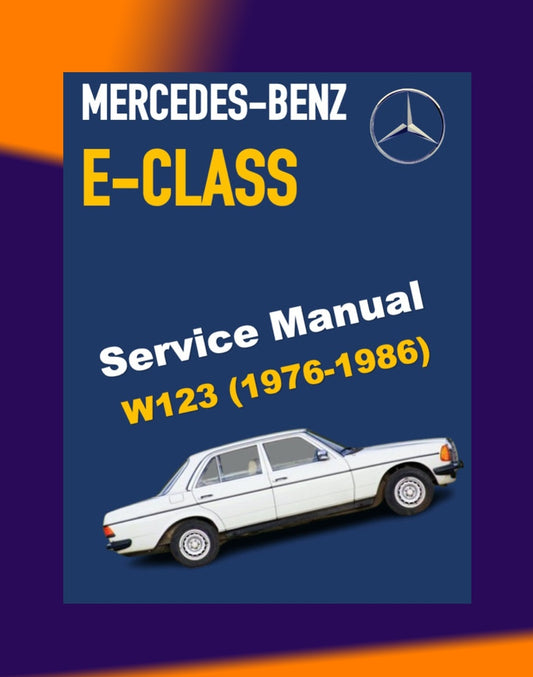 MERCEDES-BENZ W123 1976-1986 Full Manual Set – Repair & Maintenance Manual LIBRARY