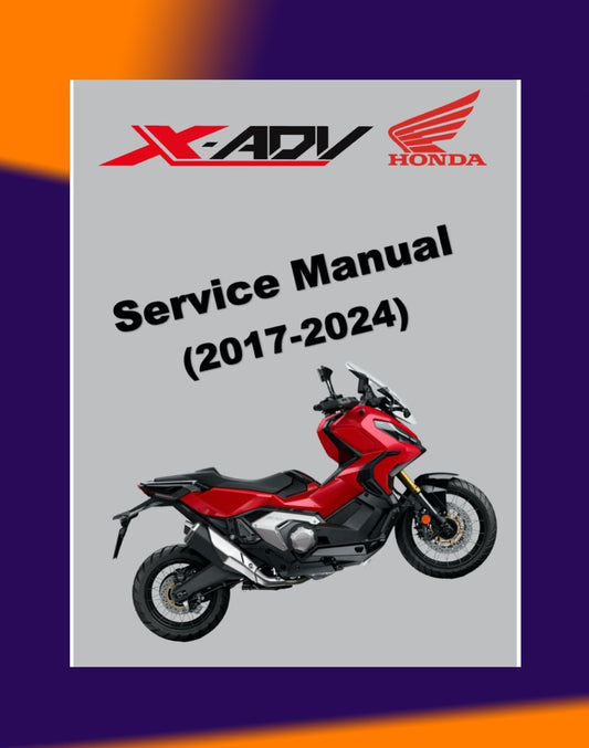 HONDA ADV 750 ADV750 / XADV 750 XADV750 2017-2024 Full Manual Set – Repair & Maintenance Manual and Spare Parts Catalog and User Handbook