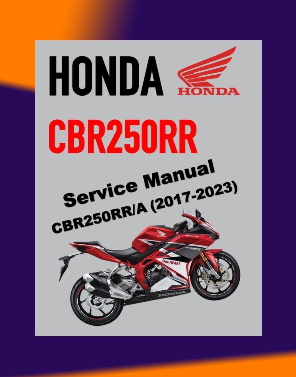 HONDA CBR 250RR CBR250RR MC51 2017-2023 Full Manual Set – Repair & Maintenance Manual and Spare Parts Catalog and User Handbook - BAHASA INDONESIA