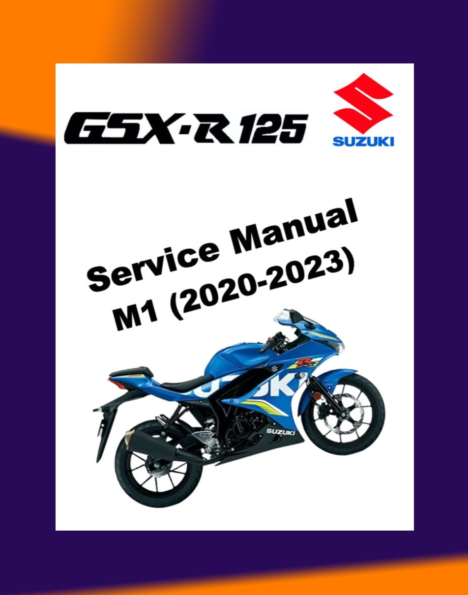 SUZUKI GSX-R125 2020-2023 Full Manual Set – Repair & Maintenance Manual and User Handbook