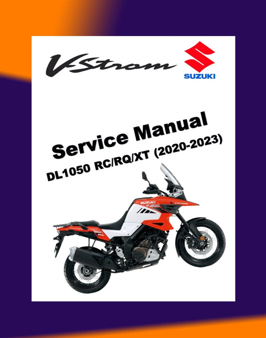 SUZUKI V STORM V STROM VSTROM DL1050 RC/RQ/XT 2020-2023 Full Manual Set – Repair & Maintenance Manual and Spare Parts Catalogand OWNER's MANUAL