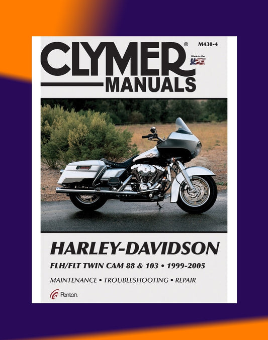 HARLEY-DAVIDSON FLH/FLT Twin CAM 88 & 103 1999-2005 Full Manual Set – Repair & Maintenance Manual - CLYMER