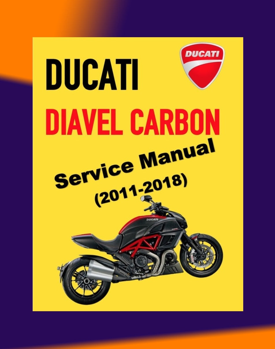 DUCATI DIAVEL CARBON SERVICE REPAIR WORKSHOP MANUAL and Parts Book and User Manual