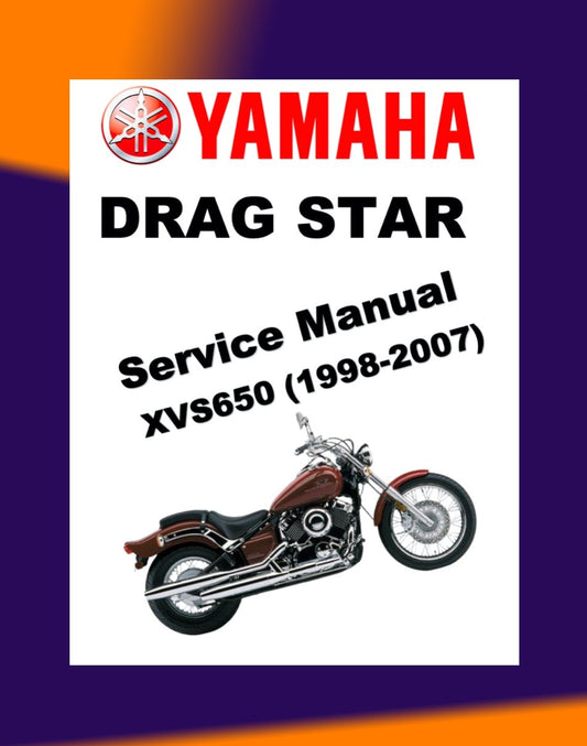 YAMAHA XVS650 DRAG STAR 1998-2007 Full Manual Set – Repair & Maintenance Manual andSpare Parts Catalog andUser Handbook