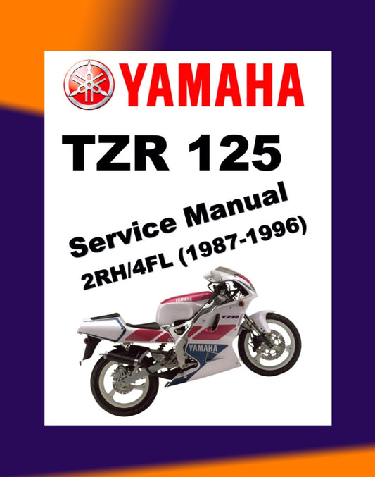 YAMAHA TZR125 1987-1996 Full Manual Set – Repair & Maintenance Manual and Spare Parts Catalog and User Handbook