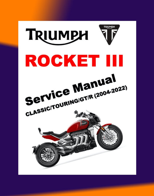 TRIUMPH ROCKET III CLASSIC / TOURING / GT / R 2004-2022 Full Manual Set – Repair & Maintenance Manual