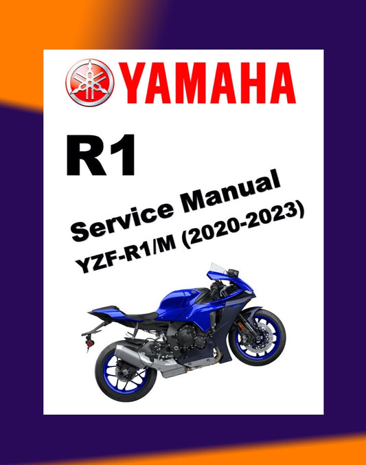 YAMAHA YZF-R1/M 2020-2023 Full Manual Set – Repair & Maintenance Manual and User Handbook