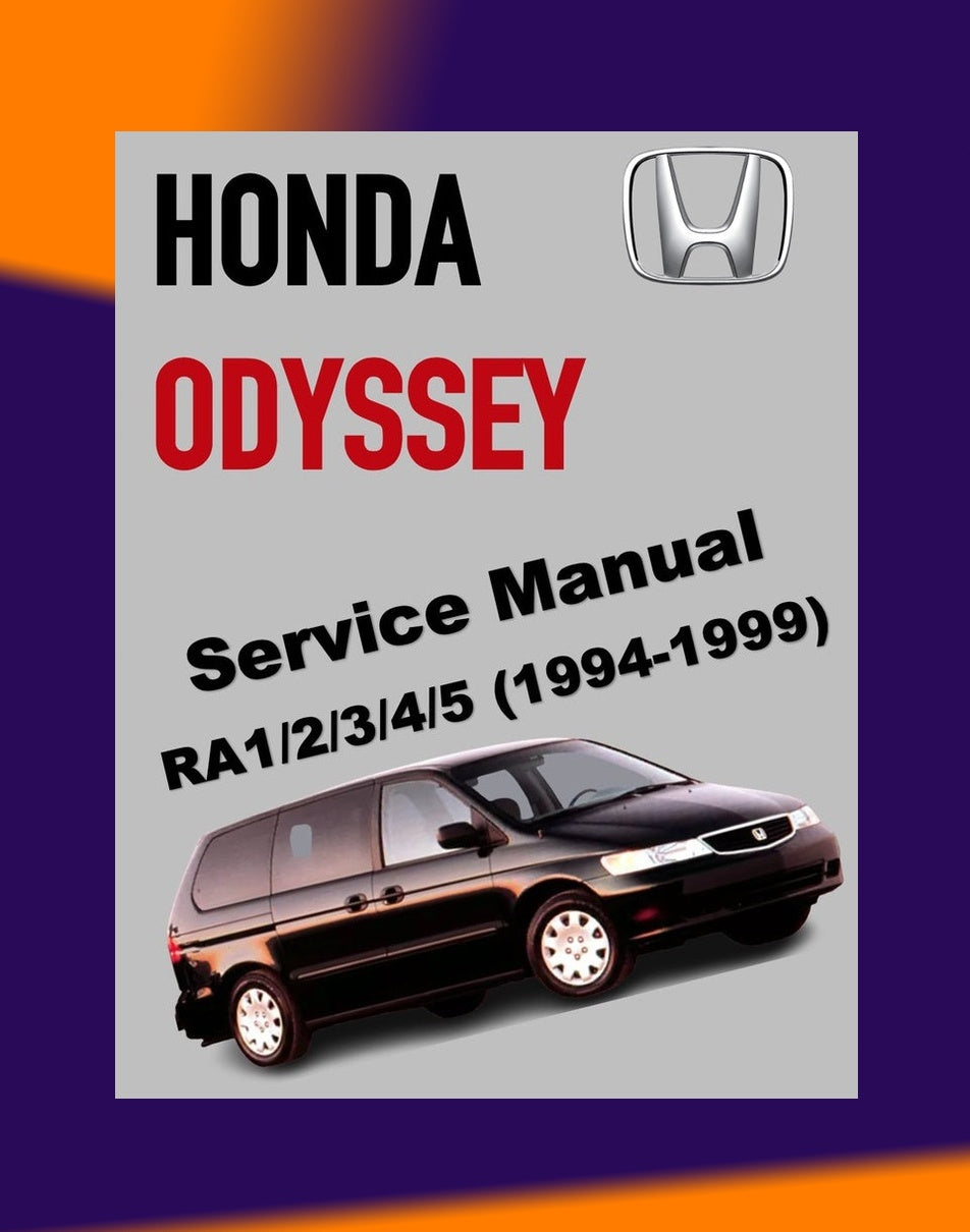 HONDA ODYSSEY RA 1/2/3/4/5 1994-1999 Full Manual Set – Repair & Maintenance Manual