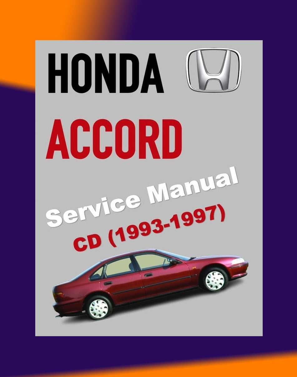 HONDA ACCORD 5 CD 1993-1997 Full Manual Set – Repair & Maintenance Manual