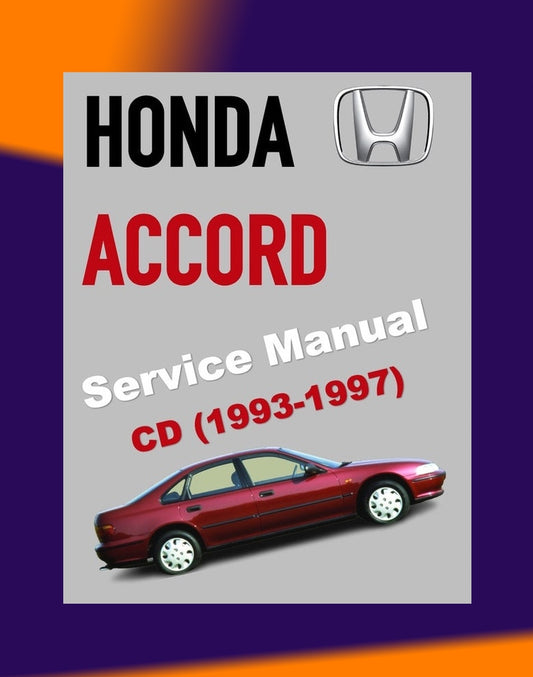 HONDA ACCORD 5 CD 1993-1997 Full Manual Set – Repair & Maintenance Manual