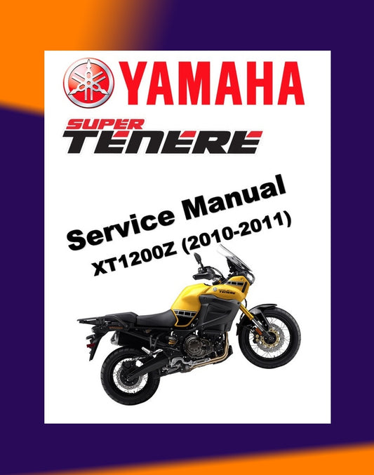 YAMAHA XT1200Z SUPER TENERE 2010-2011 Full Manual Set – Repair & Maintenance Manual and Spare Parts Catalog and User Handbook
