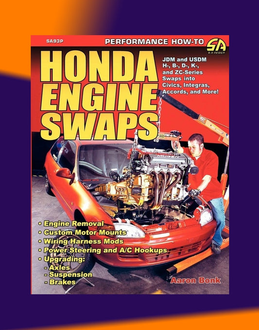 HONDA ENGINE SWAPS 2008 Full Manual Set – H, B, D, K & ZC SERIES