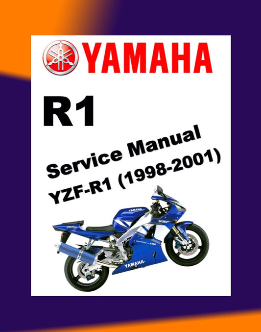 YAMAHA YZF-R1 1998-2001 Full Manual Set – Repair & Maintenance Manual and Spare Parts Catalogand User Handbook
