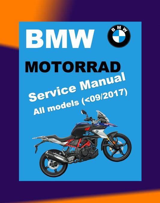 BMW MOTORRAD RSD 09-2017 UPDATE Full Manual Set – ELECTRONIC Repair & Maintenance Manual - WORKSHOP SPECIAL