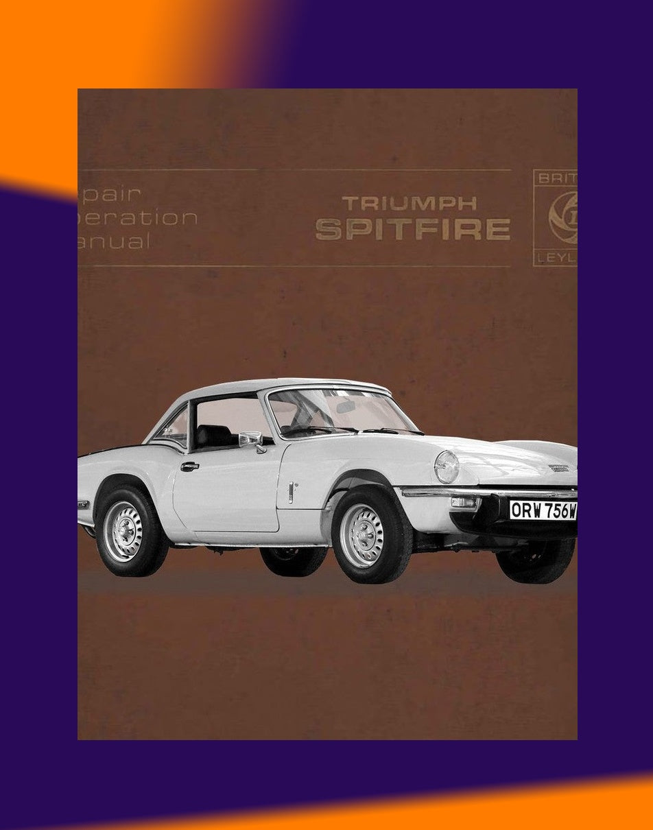 [CLASSIC] TRIUMPH SPITFIRE 1971-1974 Full Manual Set – FACTORY Repair & Maintenance Manual