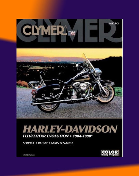HARLEY-DAVIDSON FLH/FLT/FX 1984-1998 Full Manual Set – Repair & Maintenance Manual - CLYMER