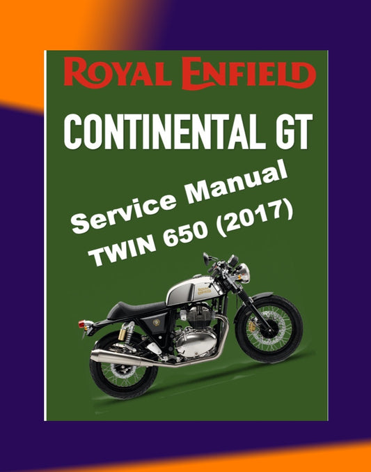 ROYAL ENFIELD CONTINENTAL GT TWIN 650 2017-2023 Full Manual Set – Repair & Maintenance Manual and User Handbook