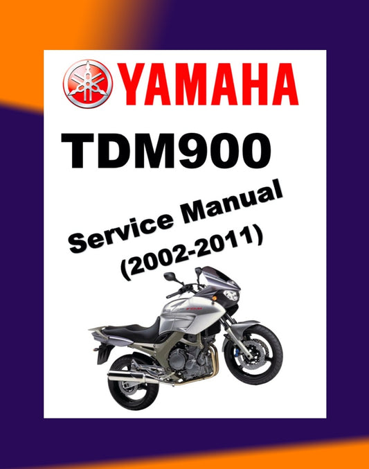 YAMAHA TDM900 2002-2011 Full Manual Set – Repair & Maintenance Manual and Spare Parts Catalog