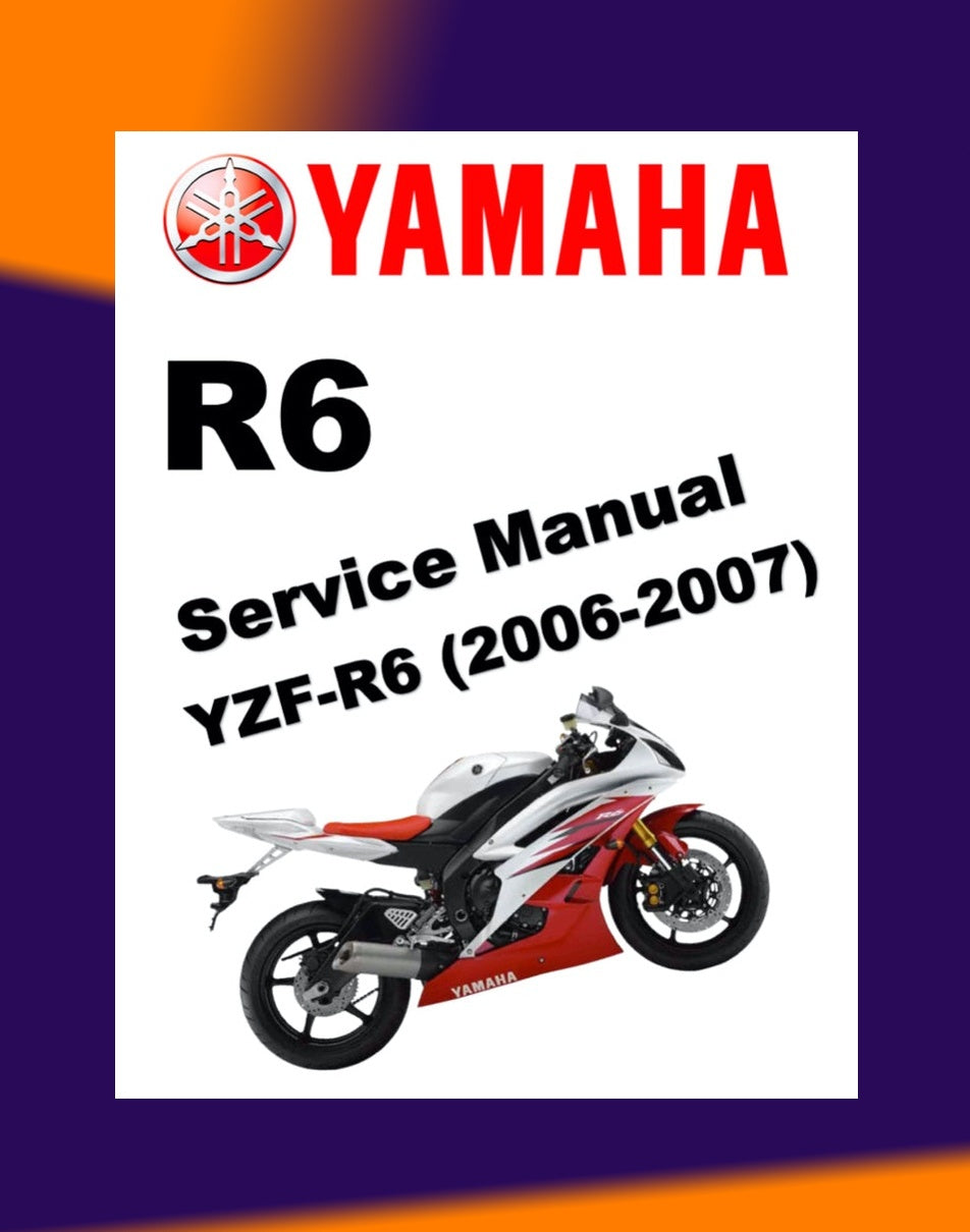 YAMAHA YZF-R6 V Full Manual Set – (2006-2007) Repair & Maintenance Manual and Spare Parts Catalog and User Handbook