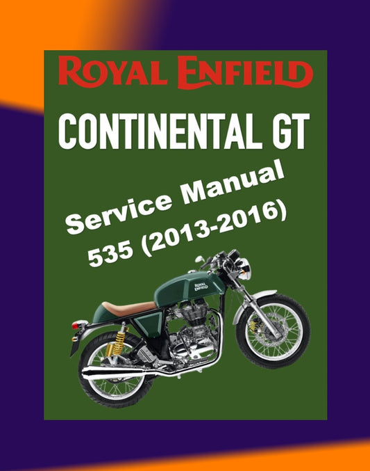 ROYAL ENFIELD CONTINENTAL GT 535 2013-2016 Full Manual Set – Repair & Maintenance Manual and Spare Parts Catalog and User Handbook