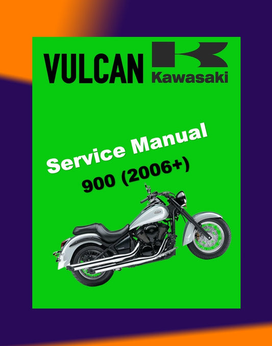 KAWASAKI VULCAN 900 VN900 2006+ Full Manual Set – Repair & Maintenance Manual and Spare Parts Catalog and User Handbook