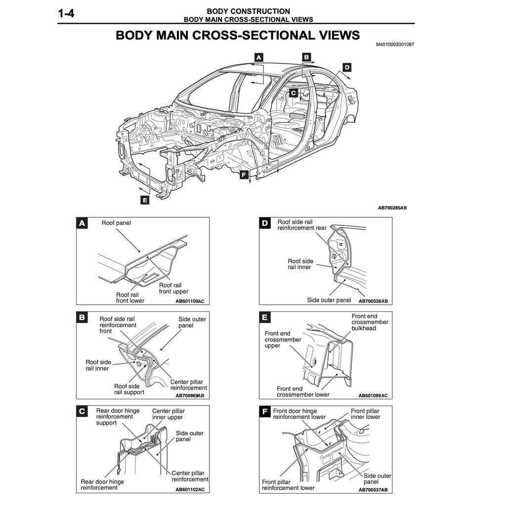 MITSUBISHI LANCER EVO X 2008-2102 Full Manual Set – Repair & Maintenance Manual