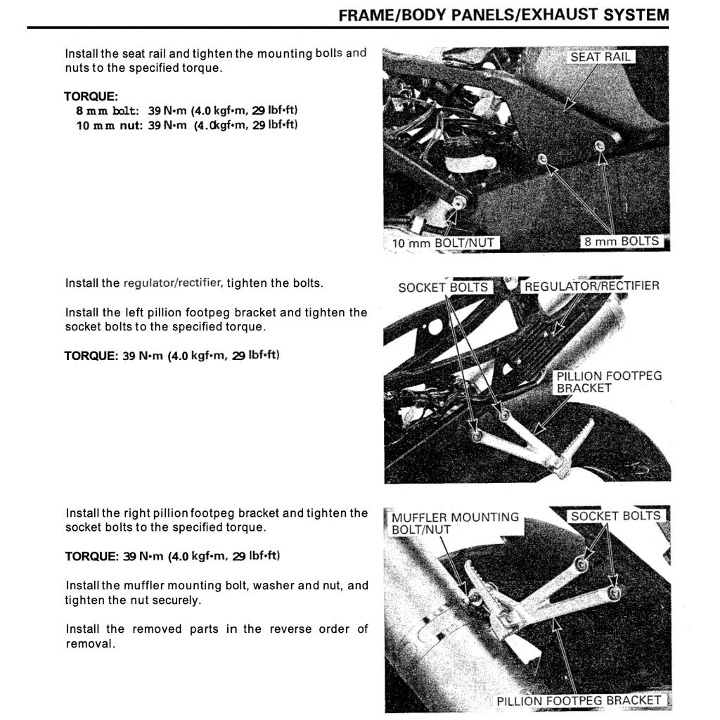 HONDA CBR954RR FIREBLADE 2002-2003 Full Manual Set – SERVICE REPAIR MANUAL and Spare Parts Catalog and User Handbook