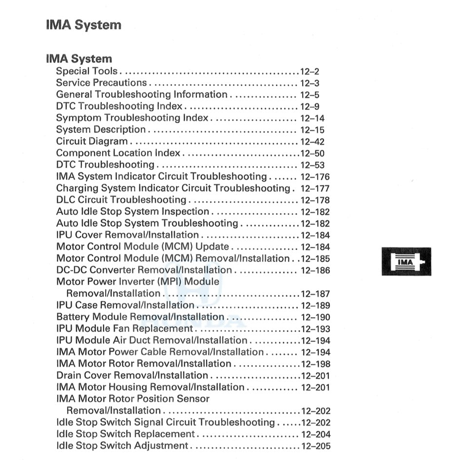 HONDA INSIGHT HYBRID 2009-2017 Full Manual Set – Repair & Maintenance Manual and ELECTRICAL TROUBLESHOOTING MANUAL