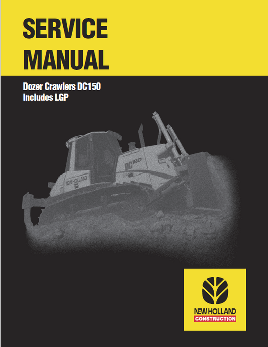 New Holland DC150 Crawler Dozer Service Manual Workshop Guide